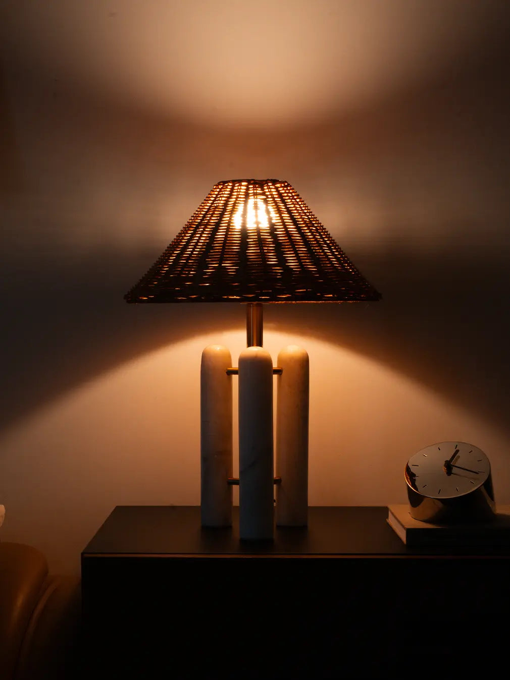 Cone Marble Table Lamp