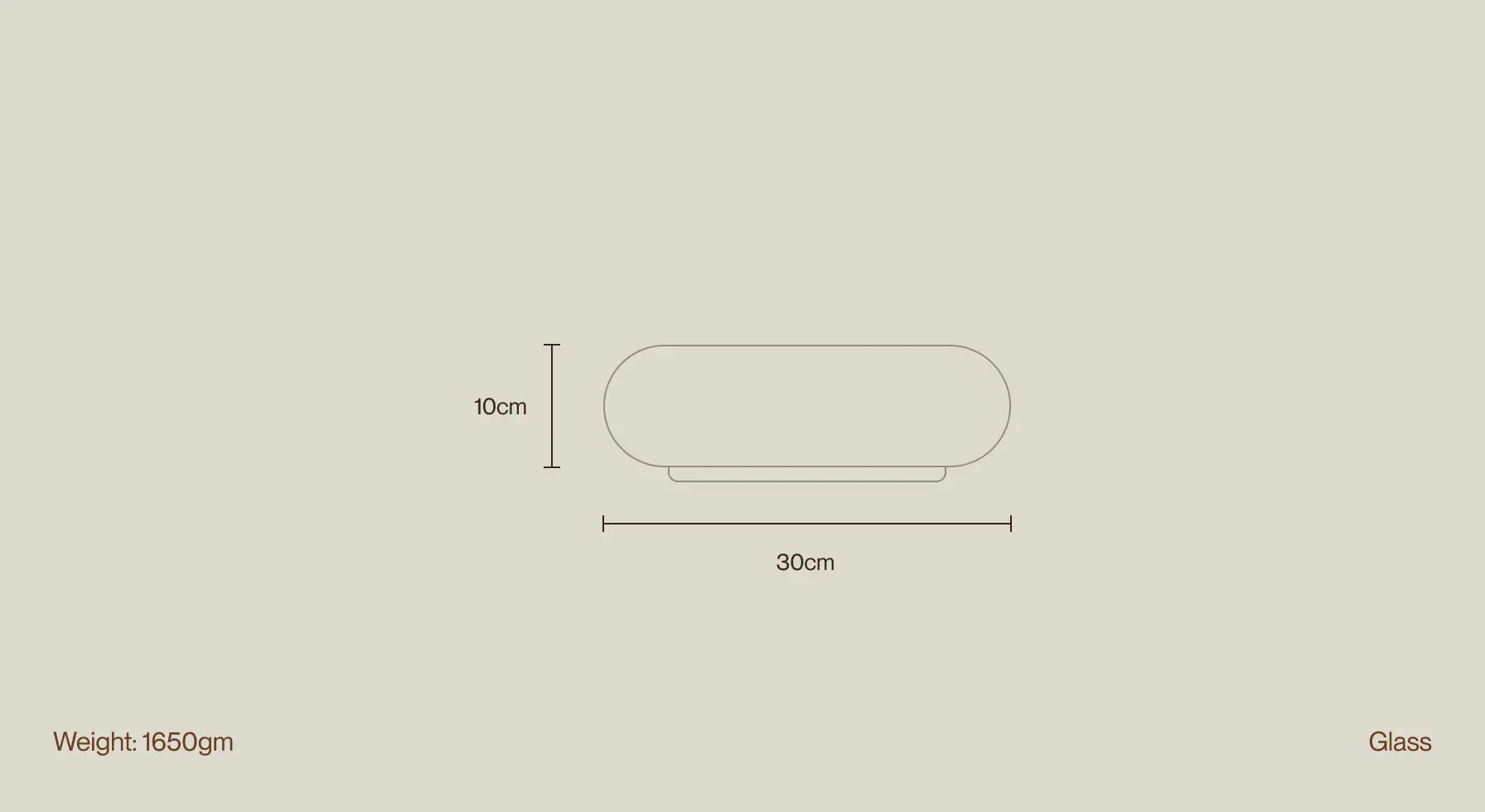 Donut Glass Lamp dimensions: 30 cm diameter and 10 cm height, suitable for various room sizes.