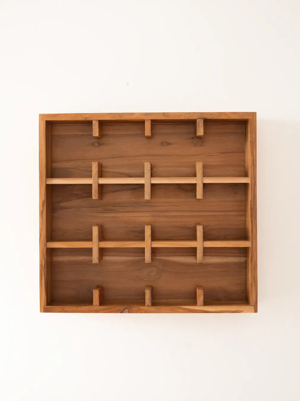 Solace-12 Teak Wood Cup Shelf