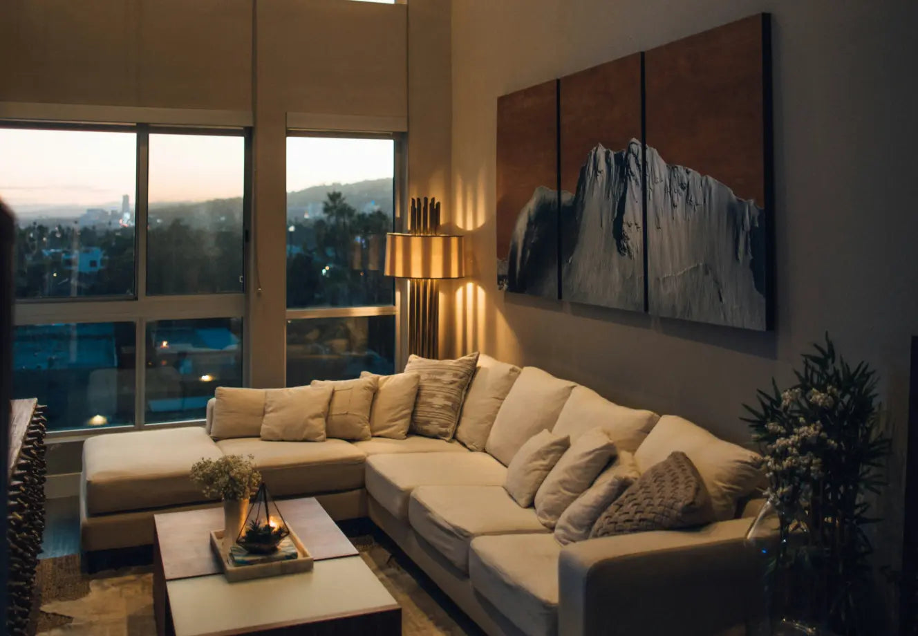 Modern living room showing 3 interior design mistakes that make homes look cheaper