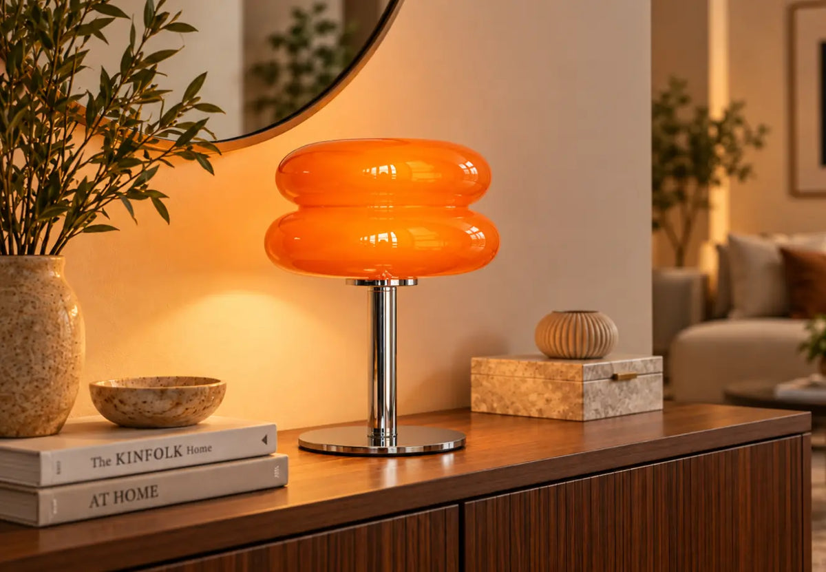 modern table lamp as a new home gift