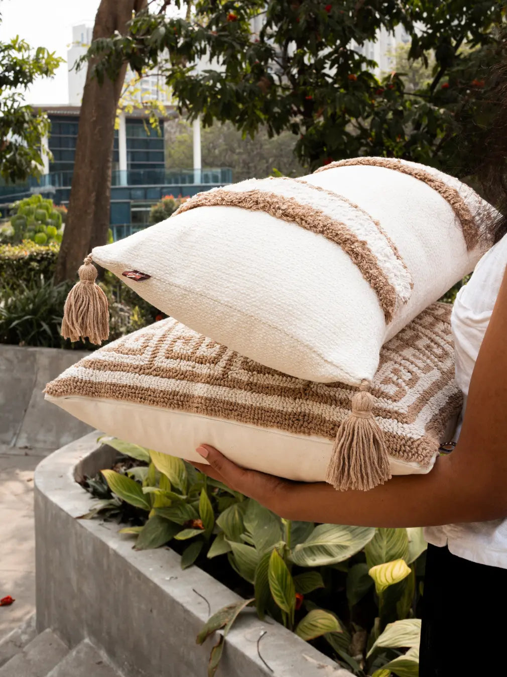 Brique and Kanso Cushion Cover Set