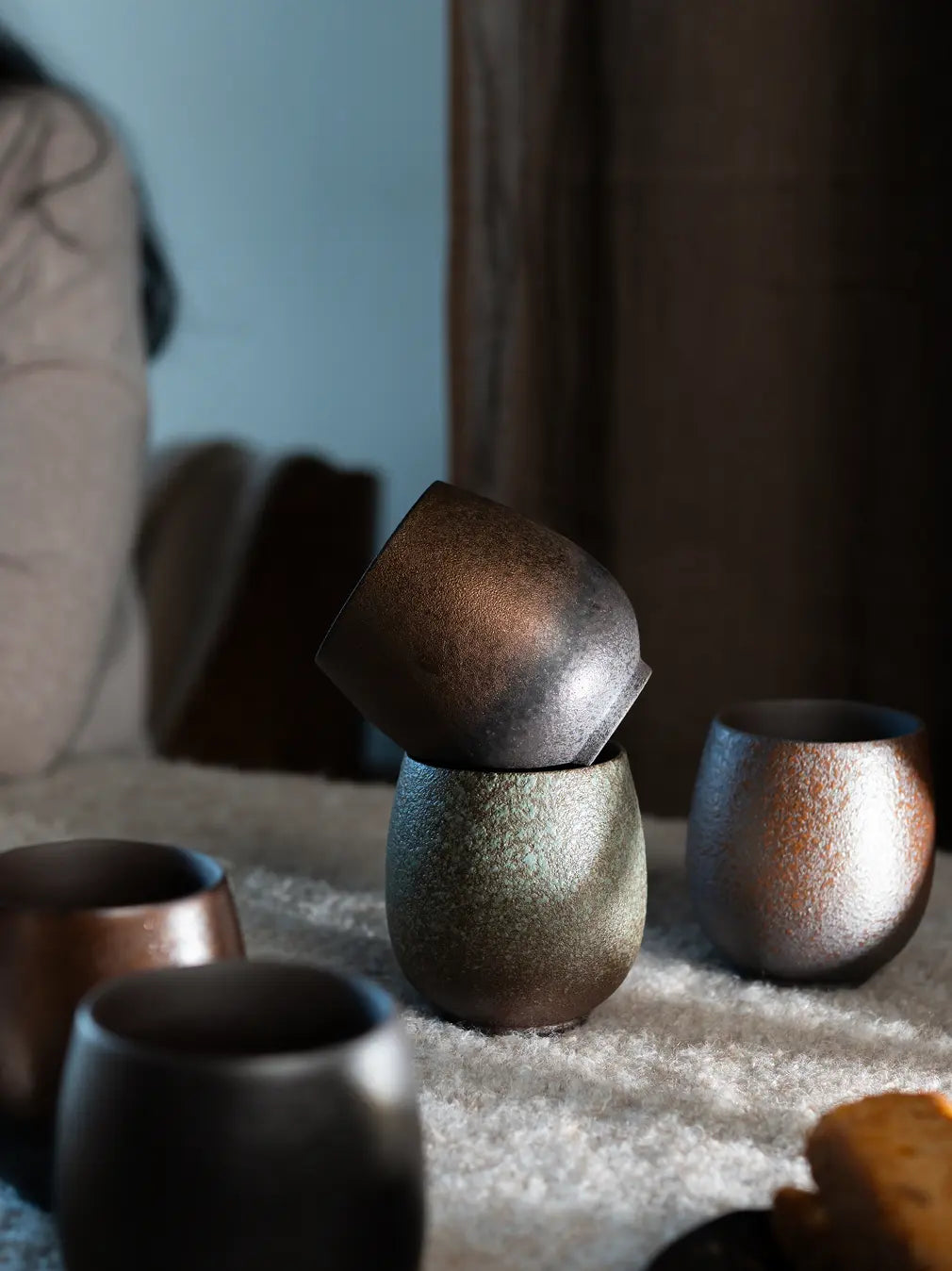 Ember Ceramic Tea Cups Gift Set