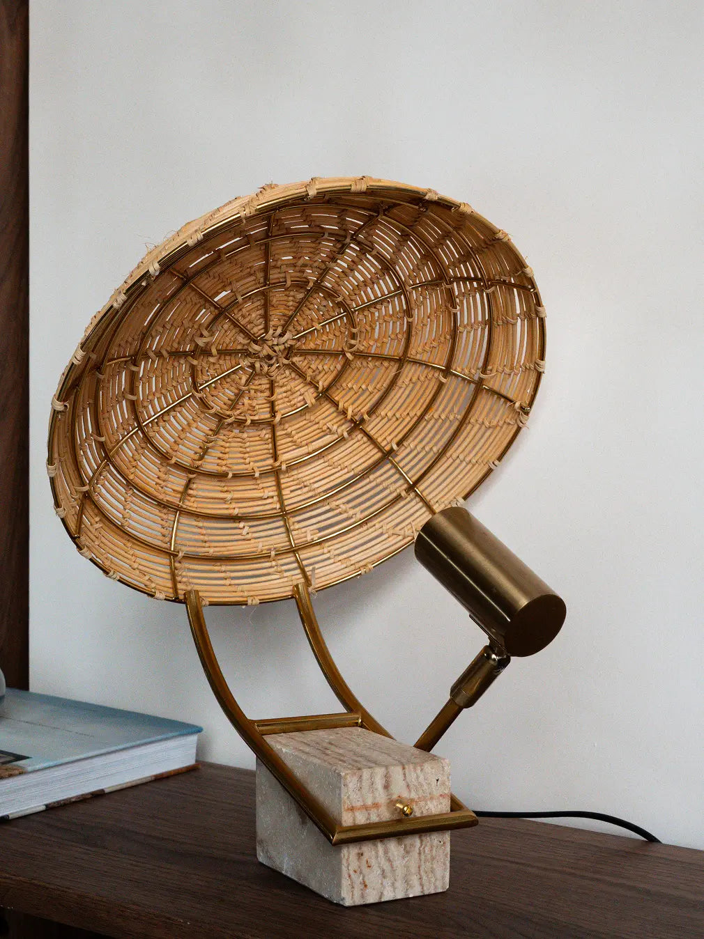 Helio Rattan Table Lamp