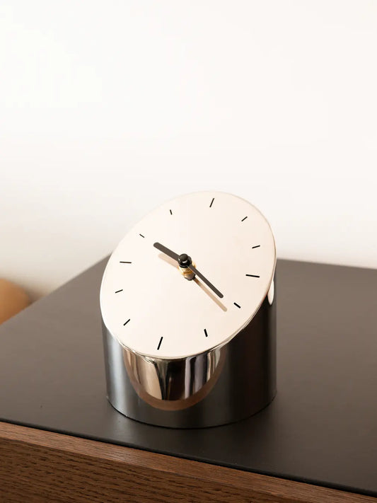 Horizon Rise Metal Table Clock