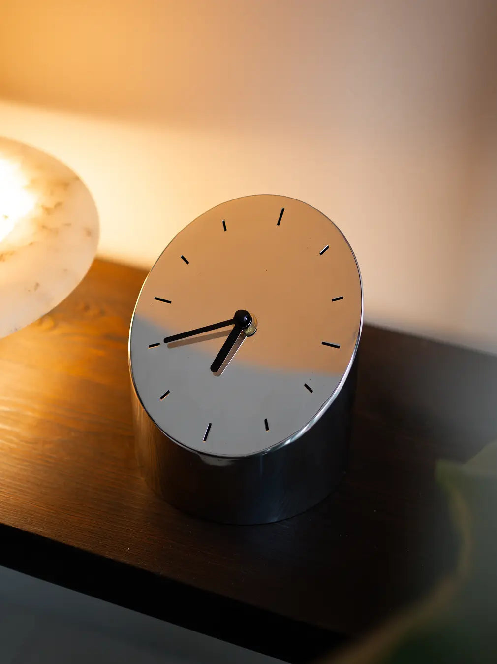 Horizon Rise Metal Table Clock