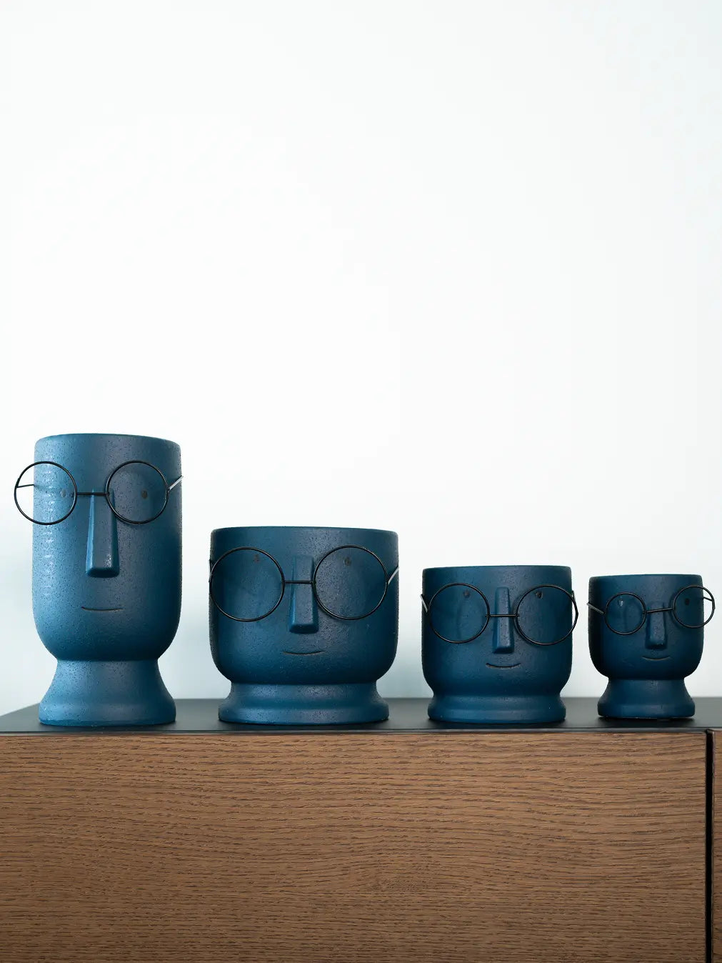 Jojo Blue Ceramic Planter