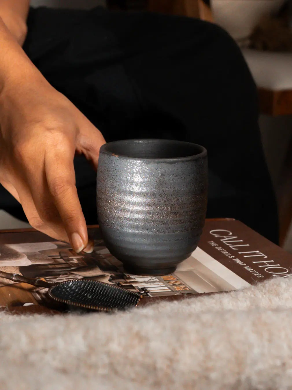 Kuro Ceramic Tea Cup