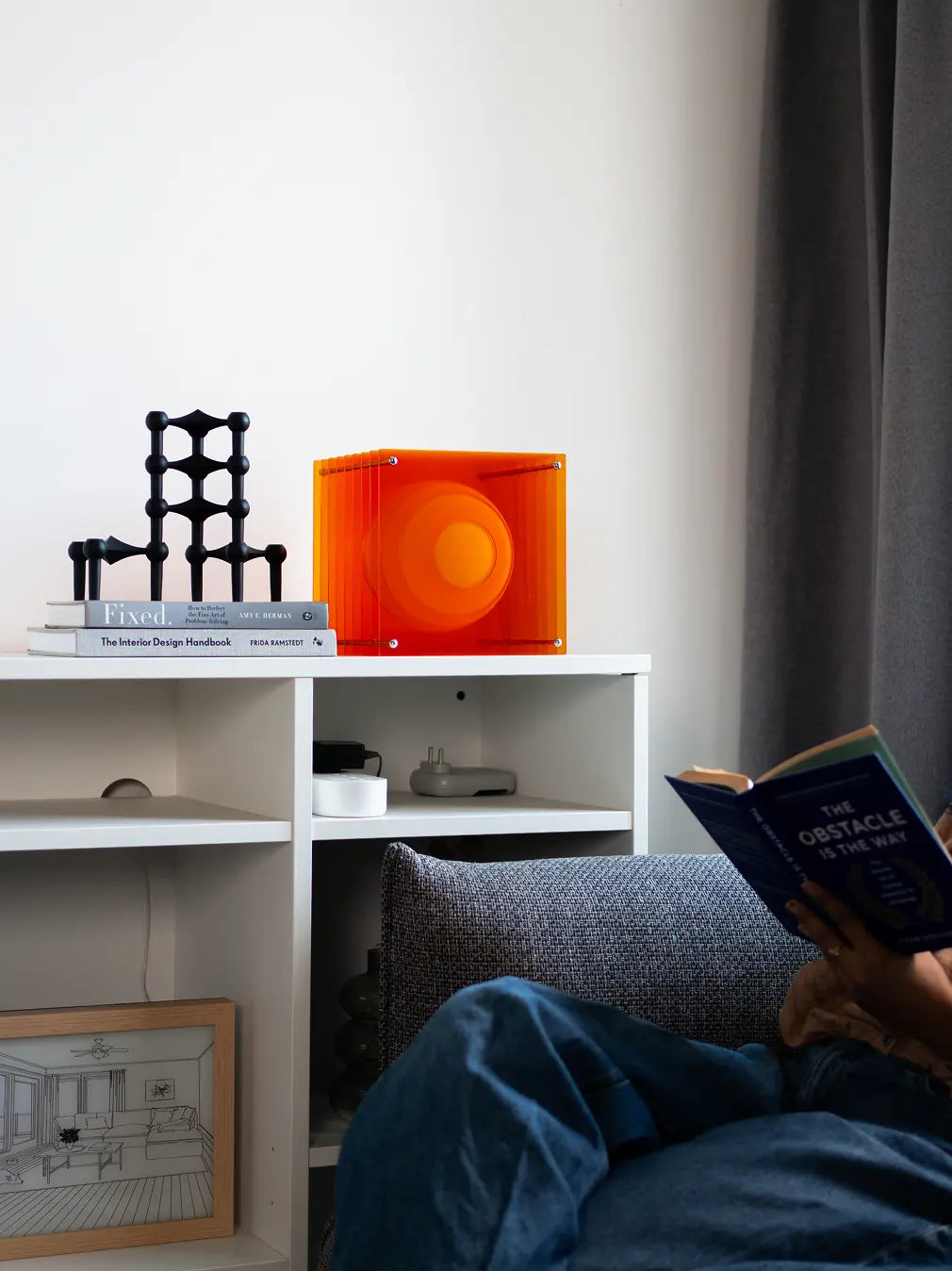 Lop Orange Table Lamp