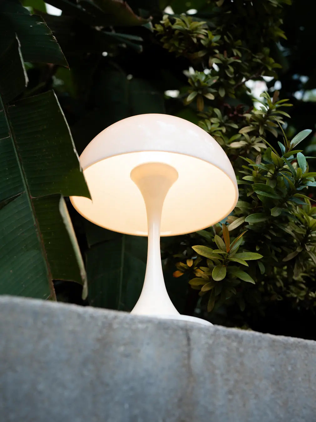 Nova Pure White Portable Mushroom Lamp