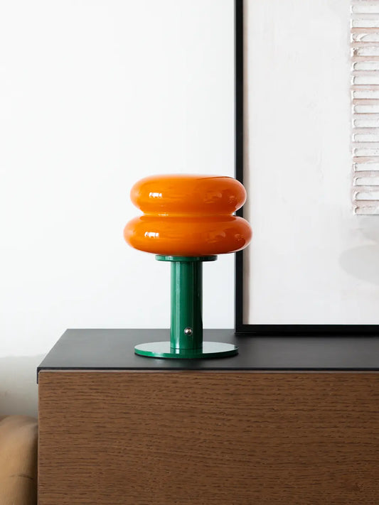 Orbit Orange Portable Table Lamp