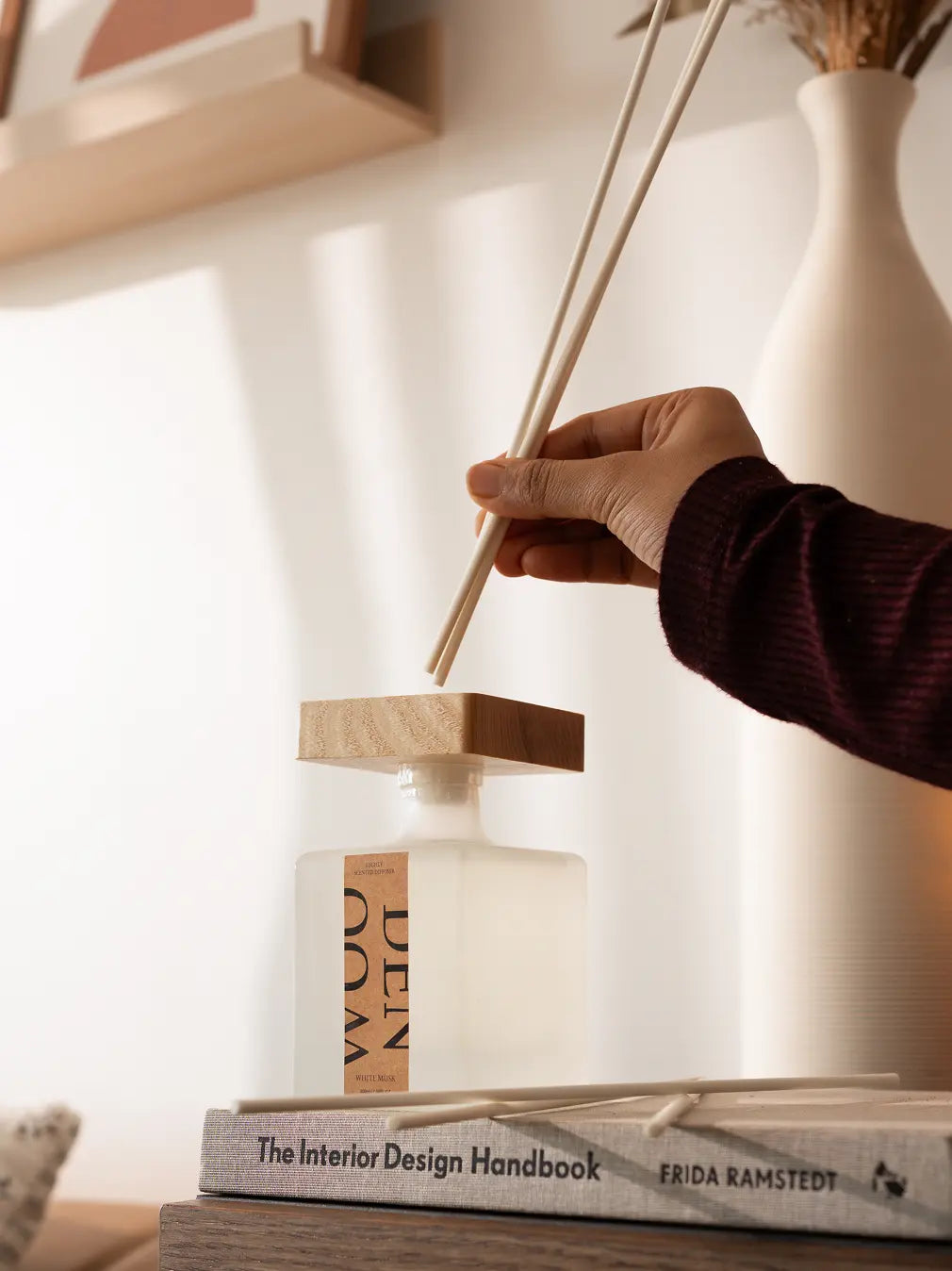 Glass Friendship Reed Diffuser Buy Premium Wooden Glass Reed Diffuser Online – Gharko
